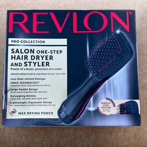 Revlon Pro Collection One-Step Hair Dryer And Styler NIB